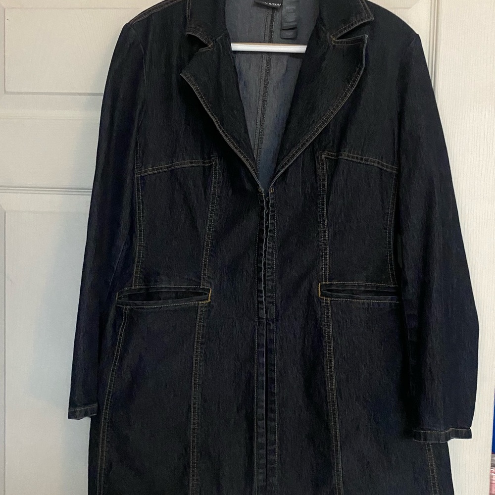 Bisou Bisou dark blue denim jacket